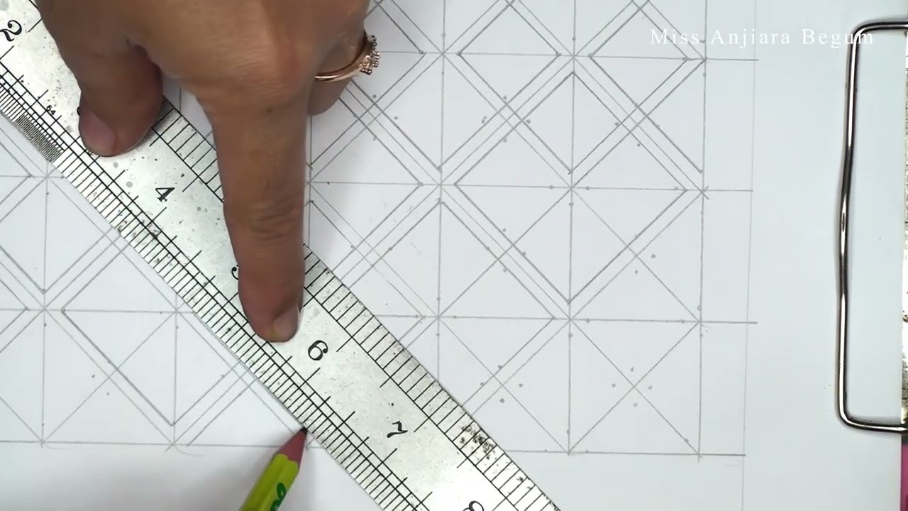 Kurti sleeve pattern, Drawing pattern for saree border, ड्राइंग पैटर्न साड़ी