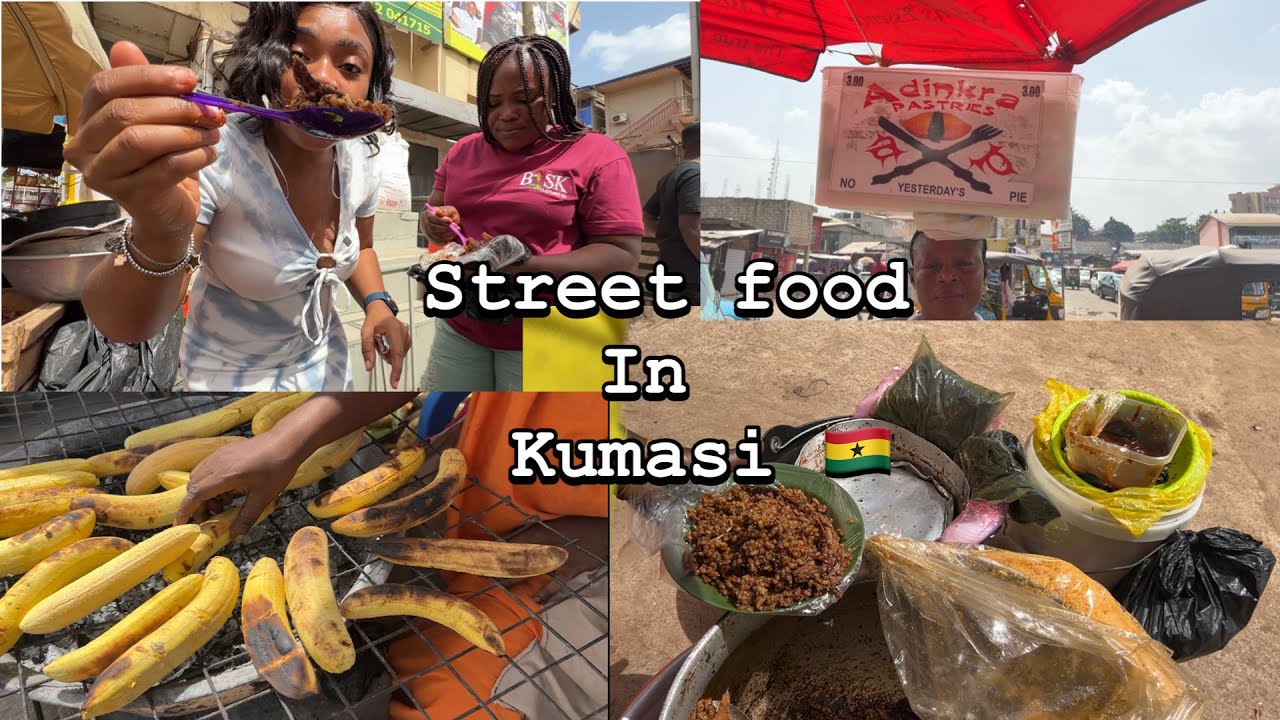 Street food tour in Kumasi, Ghana || West Africa || Vlog