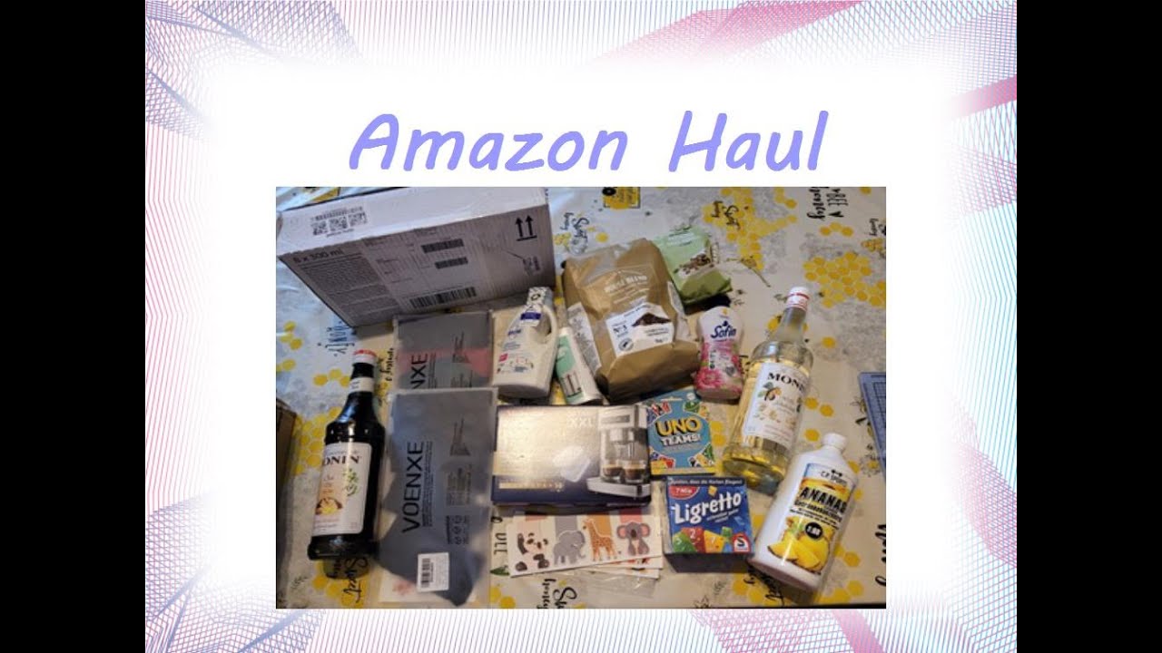 Amazon Haul Black Week Edition - #amazon #haul #shopping / Kaffee, Wäscheduft, Spiele und Co.