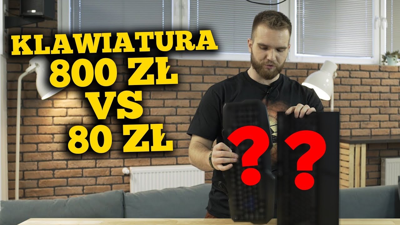 KLAWIATURA GAMINGOWA 80 ZŁ VS 800 ZŁ