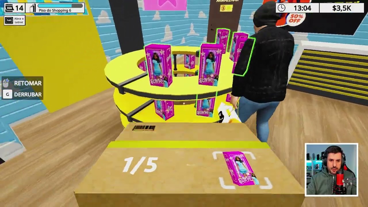 COMPREI AS MAQUINAS TODAS!! (ATM, BONECOS E FOTOS) - MALL SIMULATOR #6