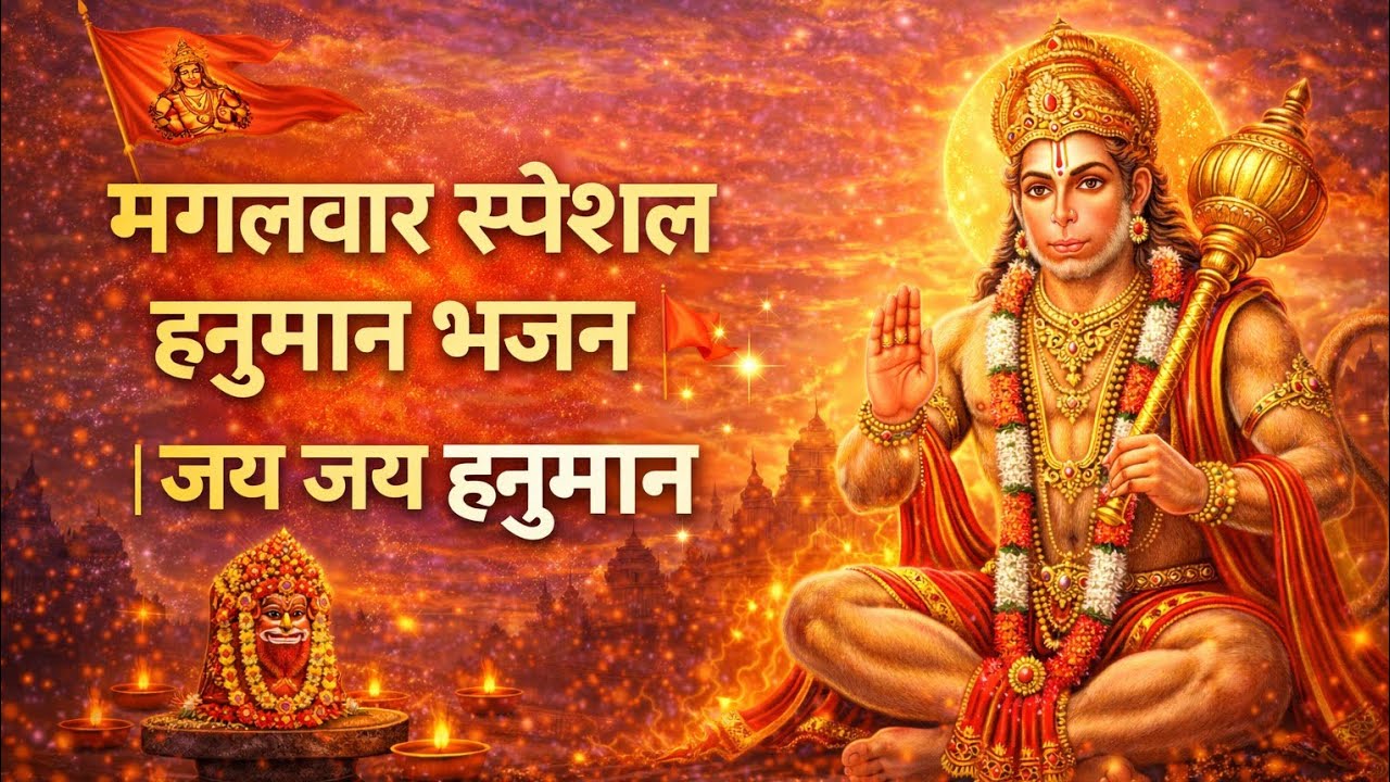 मंगलवार स्पेशल हनुमान भजन 🚩✨ | जय जय हनुमान