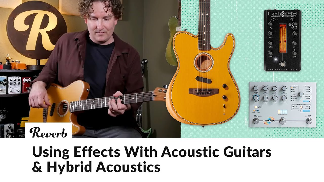 Использование эффектов с акустическими гитарами и Fender Acoustasonic Player Telecaster