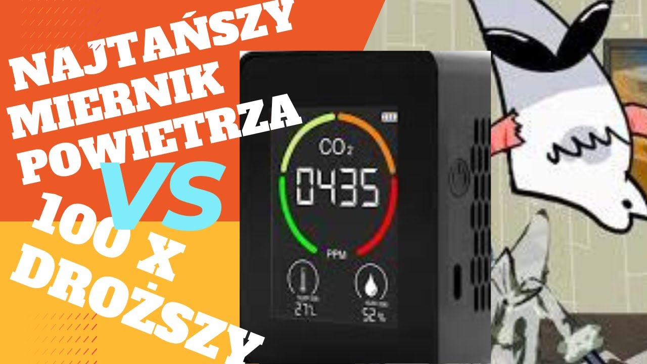 Najtańszy miernik jakości powietrza VS profesjonalny 100x droższy