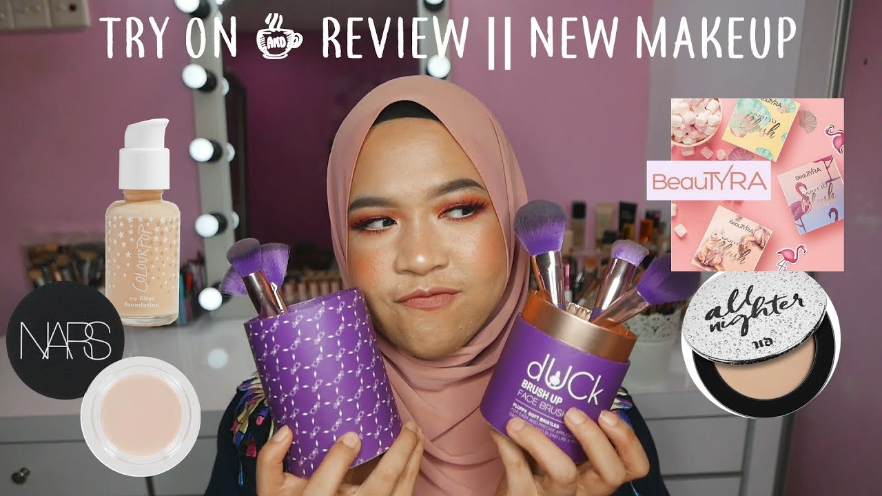 Sambil pakai sambil review makeup baru selama 30min lamanya