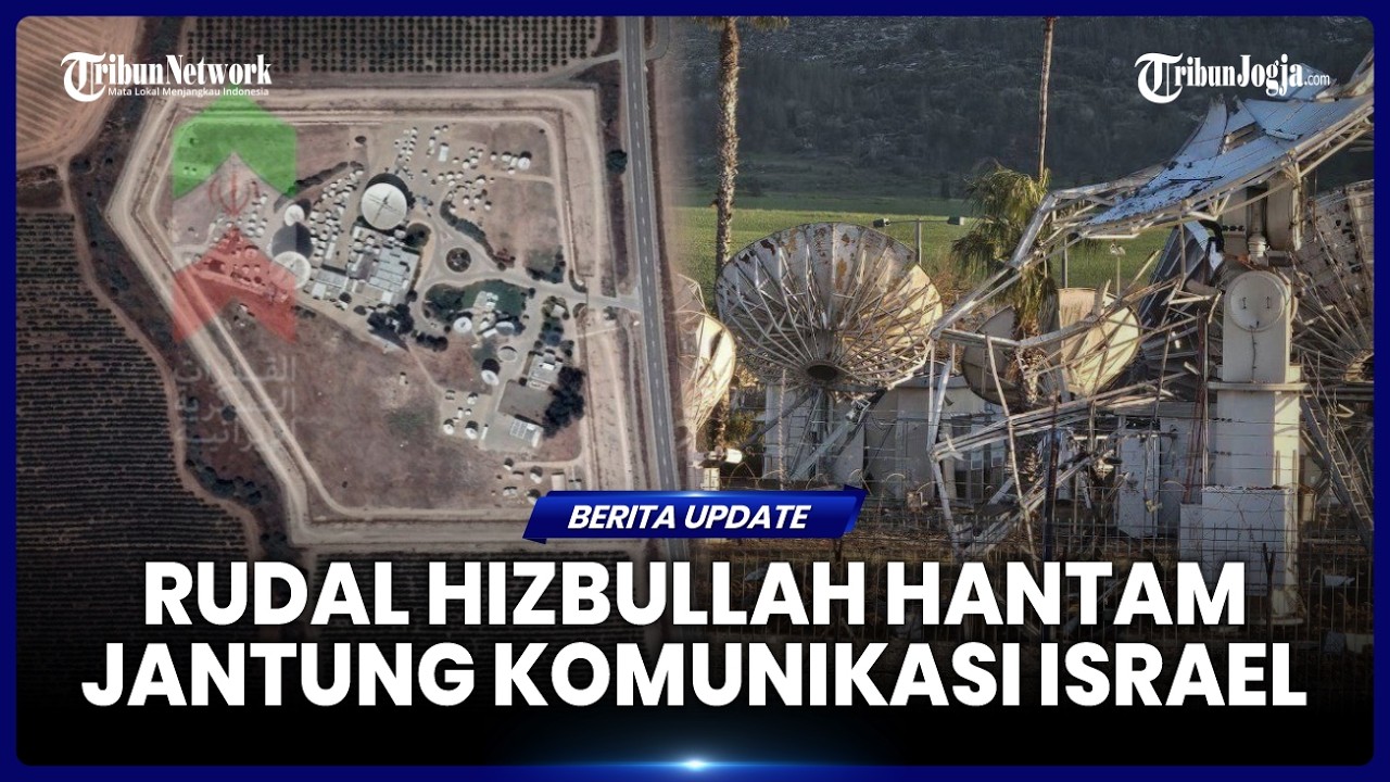 LUBANG DI KUBAH BESI, RUDAL HIZBULLAH HANTAM JANTUNG KOMUNIKASI ISRAEL
