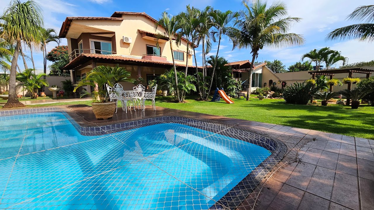 Setor Araguaia | Aparecida de Goiânia Lindo Sobrado 864 M² Piscina Aquecida e Circuito de Segurança