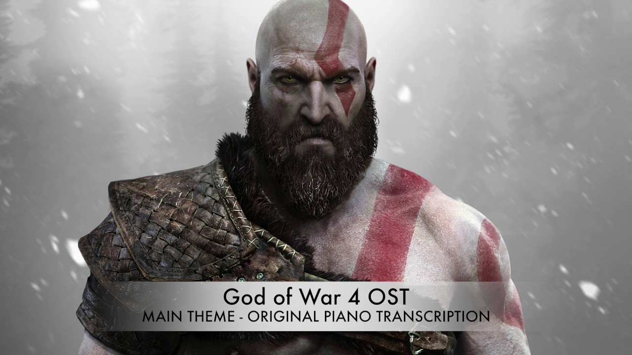 God of War 4 OST - God of war main theme (original piano transcription + SHEET MUSIC)