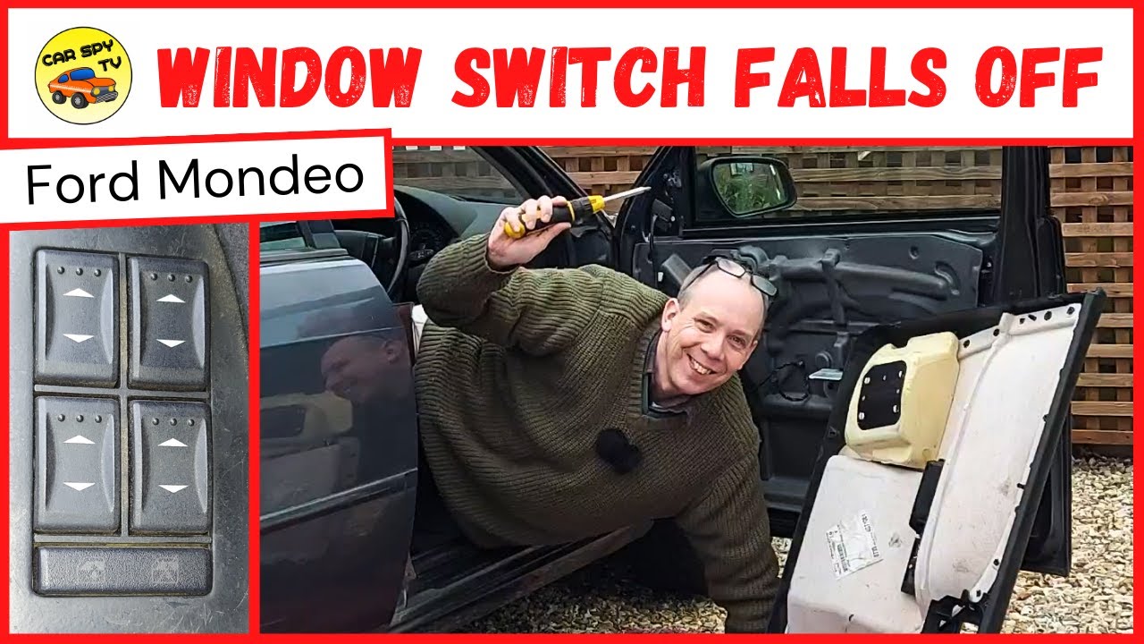 Ford Mondeo Mk3: Window Switch Fix Via Door Panel Removal (Fell Off)