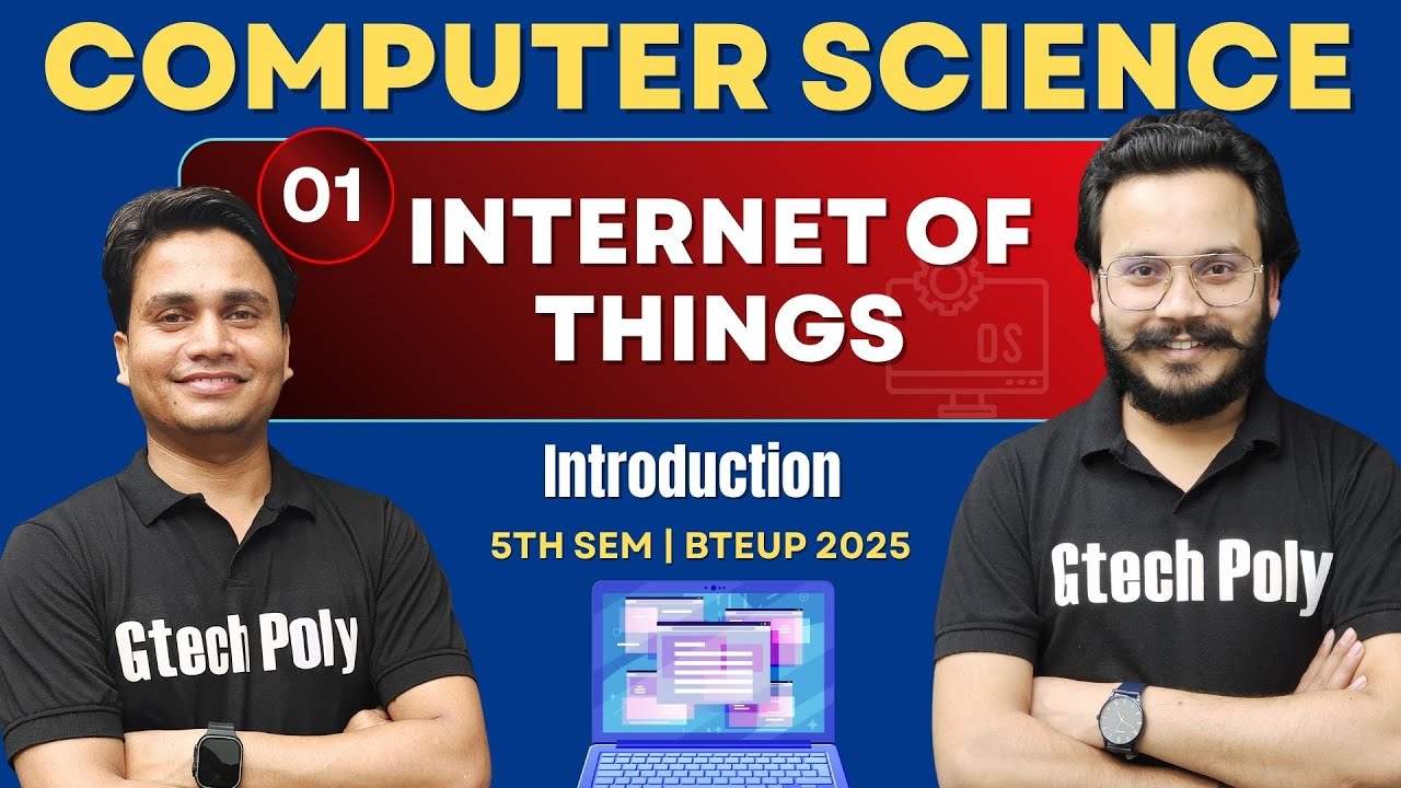 Internet of things (IOT) | Lecture -01 |  IOT by Deepak Sir | CSE 5th Sem | @gtechpoly