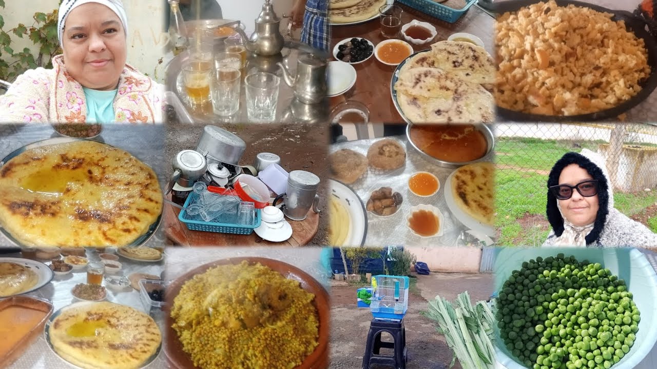 السلام عليكم يومياتي المنزلية حضرت قصرية الرقيسة على حقها وطريقه وكسكروط مساءي عند اختي 😍😋🌧️🌧️