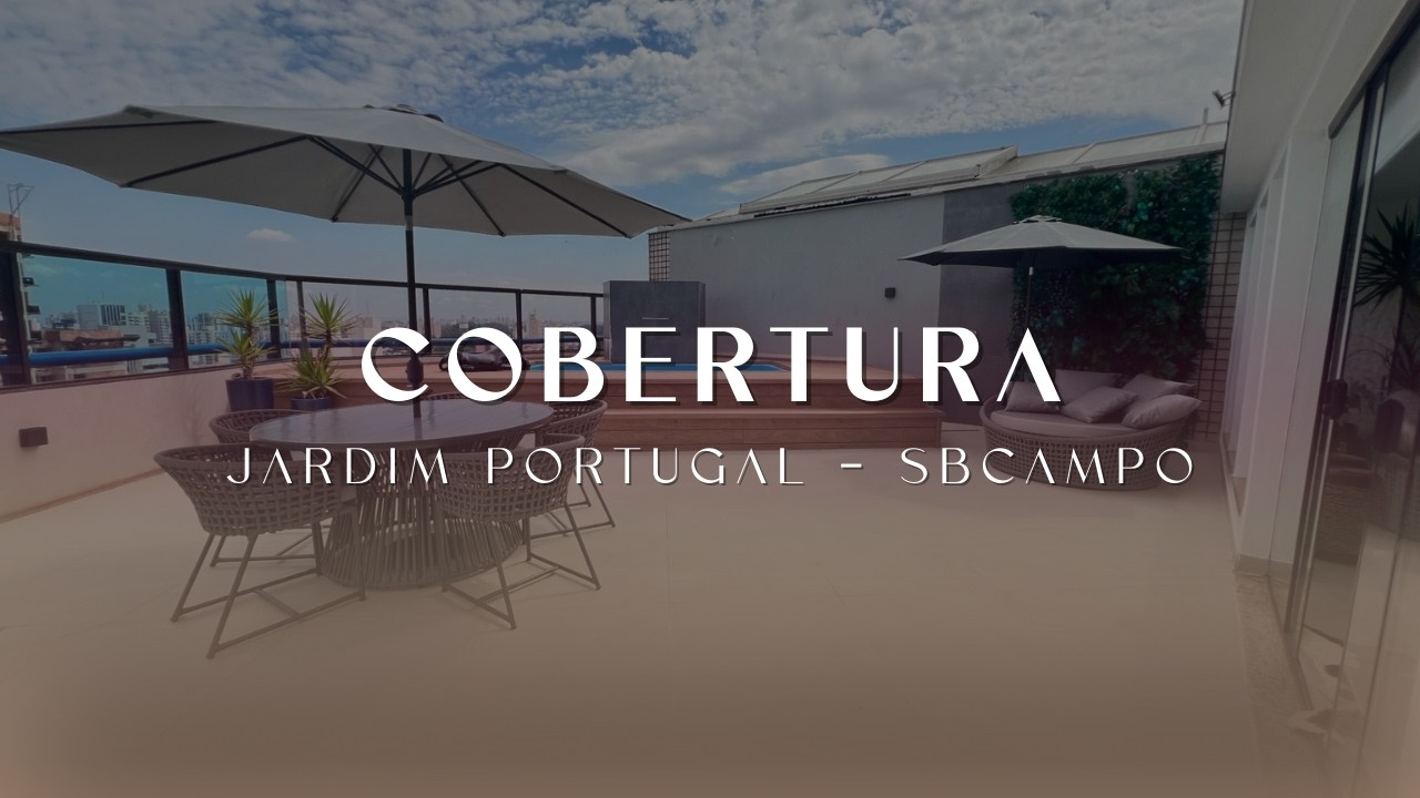 Cobertura 400 m2 - 4 quartos ( 4 Suítes) -  4 vagas - Jd. Portugal - SBC