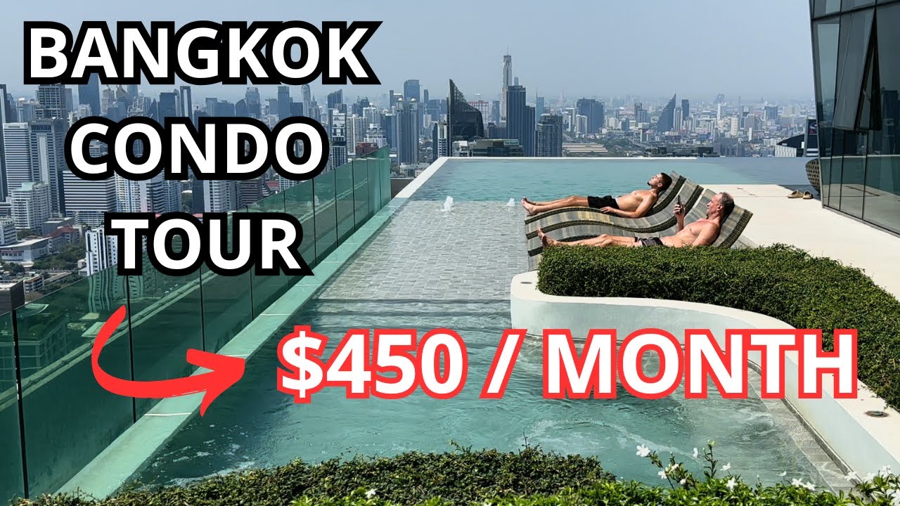 Bangkok Condo Tour : $450 / Month Apartment