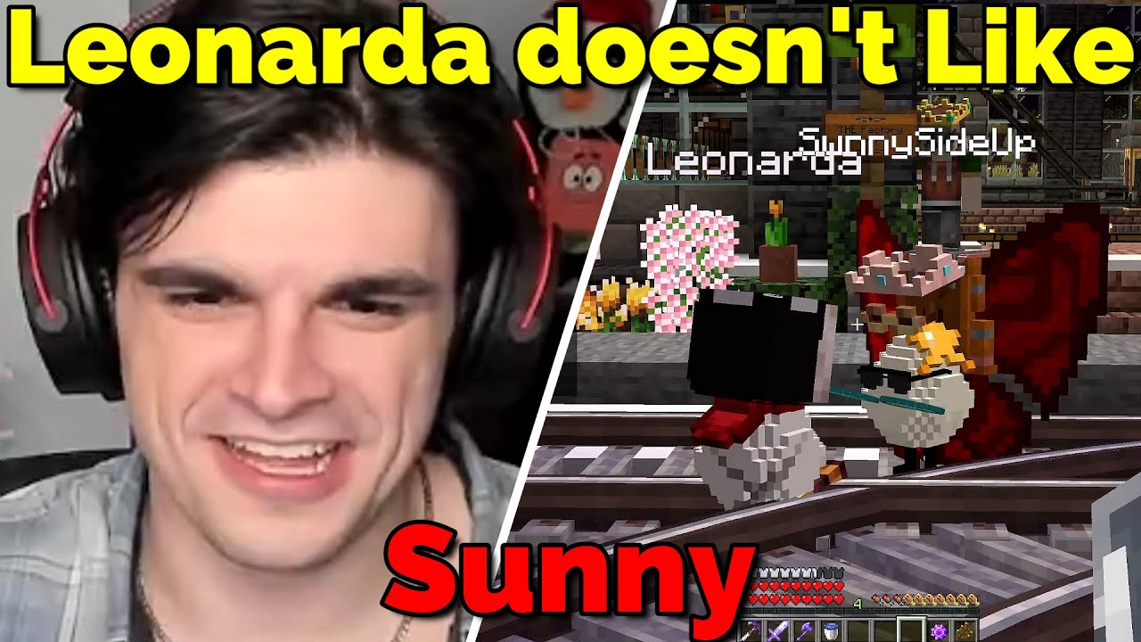 Foolish Tries to Stop Leonarda FIGHTING with Sunny on QSMP Minecraft