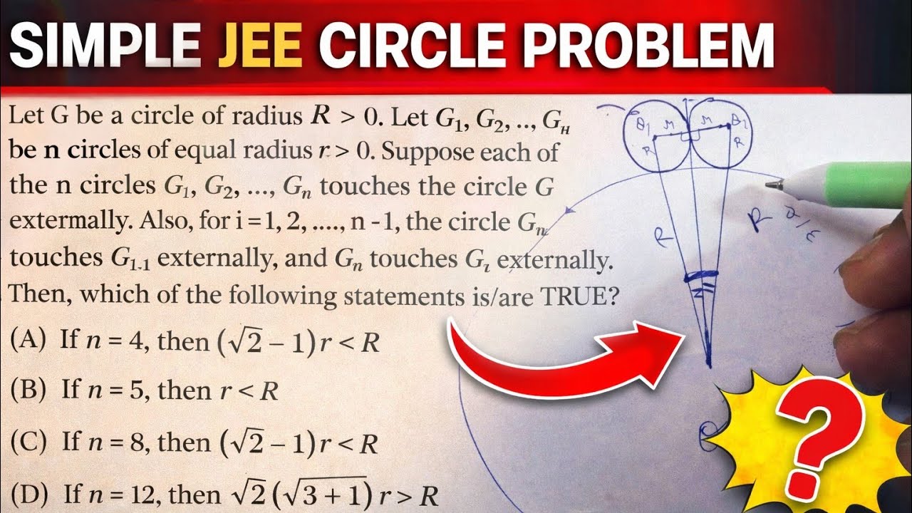 If You Are Scared of JEE ADVANCED maths start with this problem #jee2026 #jeeadvanced 