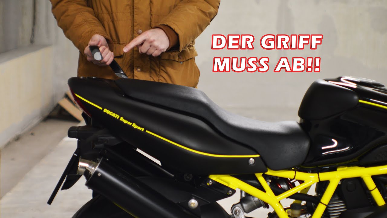 Soziusgriff entfernen Ducati 900 SS
