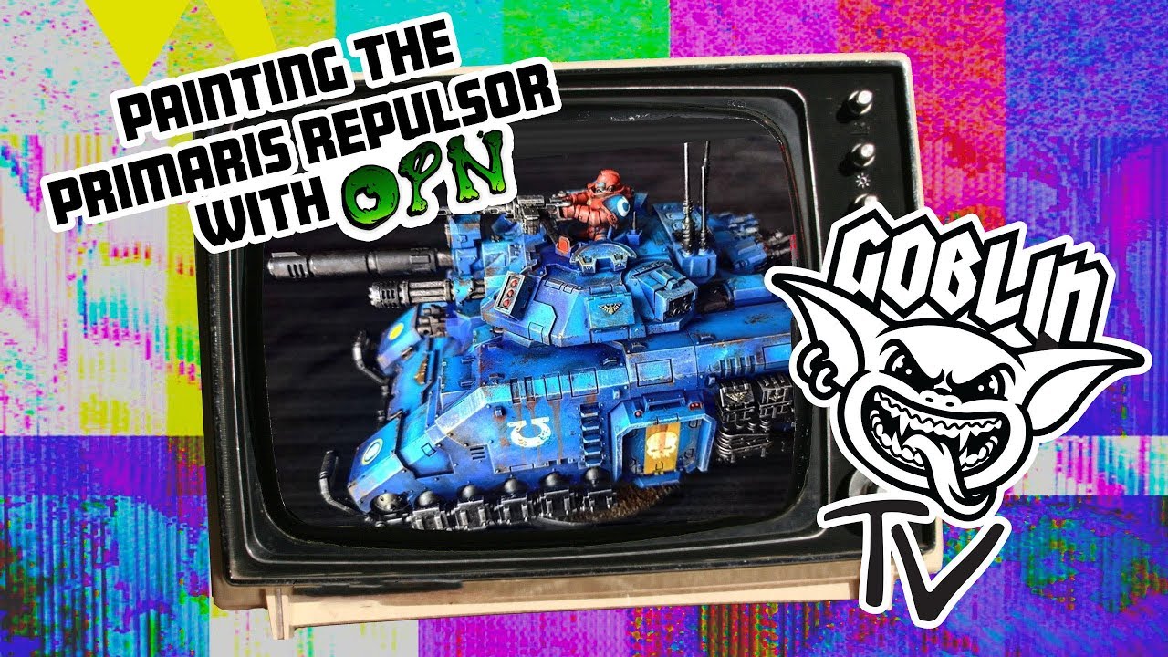 How To Paint Ultramarine Repulsor Executioner With Orc Painter Nerd