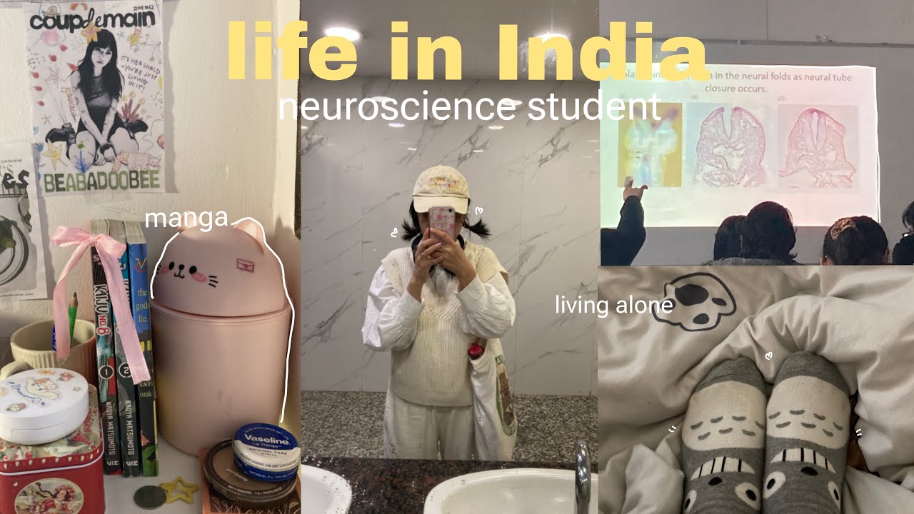 Life in India 🇮🇳 || neuroscience student, living alone, cooking and more