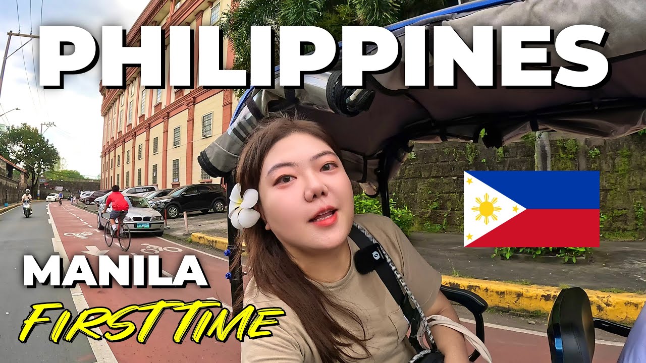 SOLO TRAVEL FIRST TIME In Philippines 🇵🇭 First Impressions of Manila is NOT What I Expected