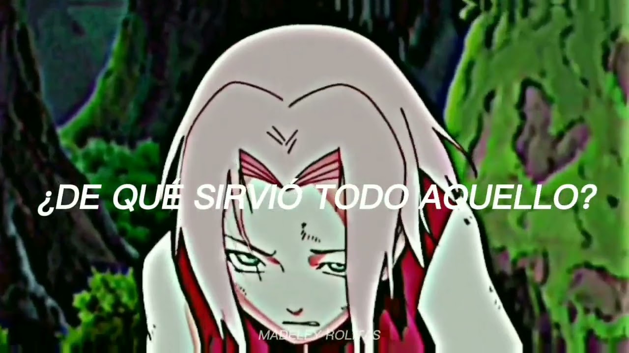 esta es la canción de sasuke y sakura (slowed- reverb)letra en español
