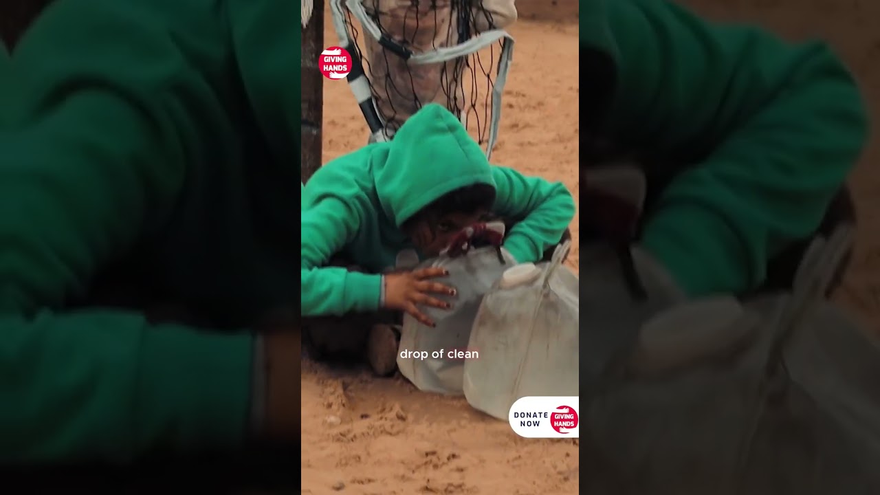No child should have to spend their day searching for water instead of simply being a child. 💔