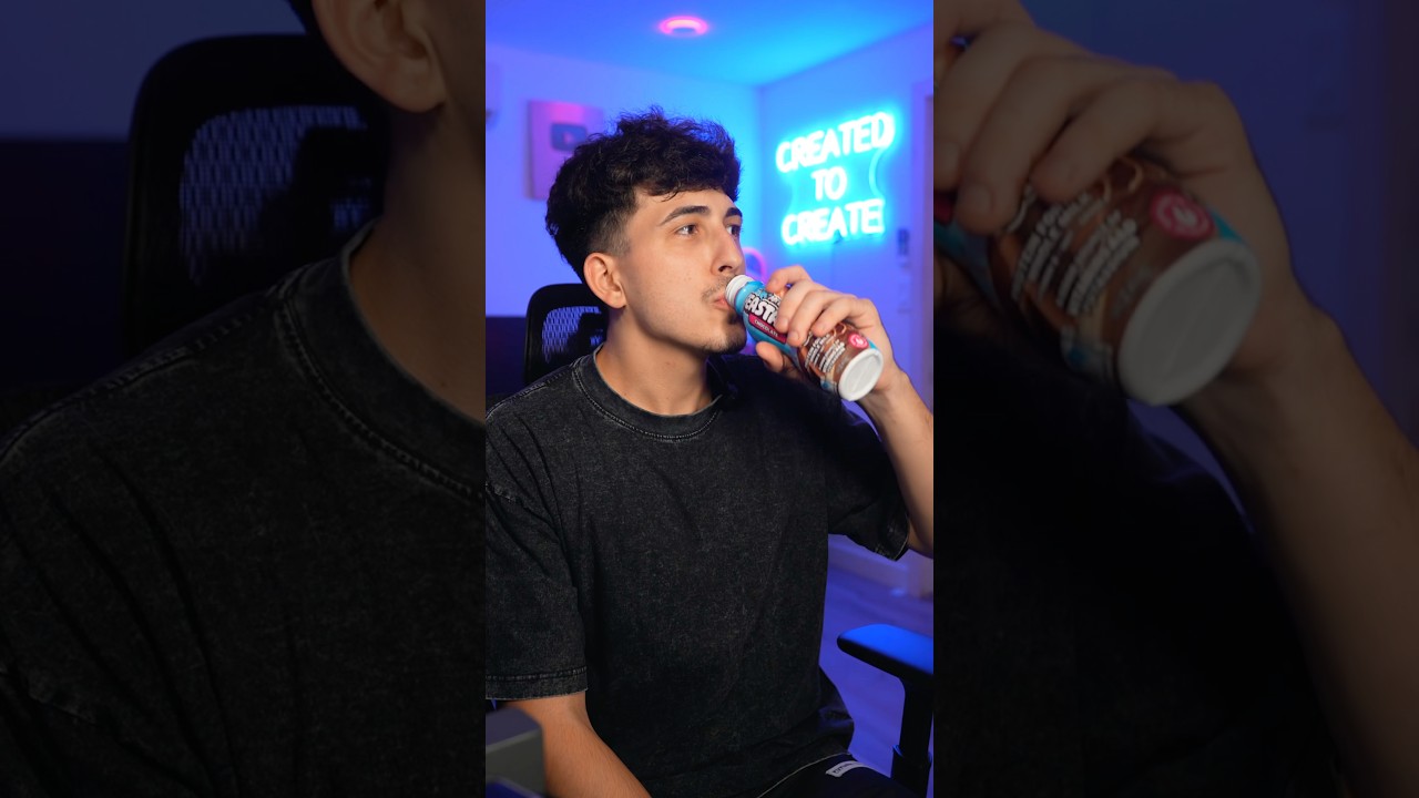 I Tried The NEW MrBeast Feastables Chocolate Milk!