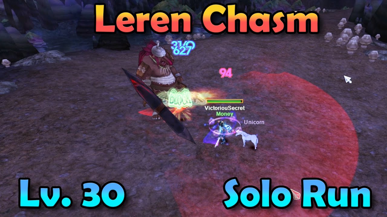 Leren Chasm Solo Run Level 30 Mercenary + Pet Cage Opening