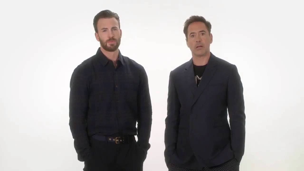 Chris Evans & Robert Downey Jr - for Testrozac