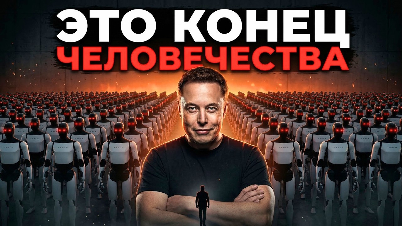 Человек за $1: Как Илон Маск Обнулит Ваши Зарплаты и Зачем ему Армия Роботов?