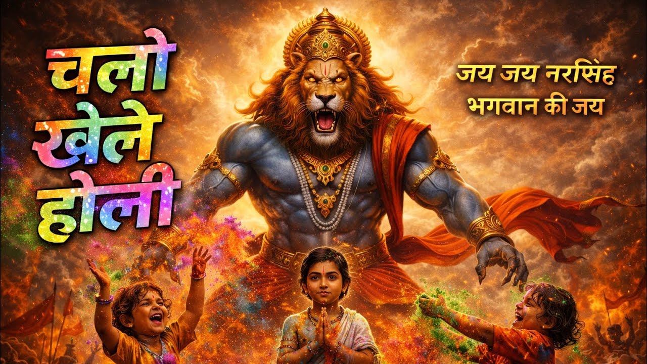 ​Holi Kirtan 2026: खेलें होली नृसिंह भगवान | हिरण्यकश्यप वध Holi Kirtan | New Holi Kirtan Bhajan