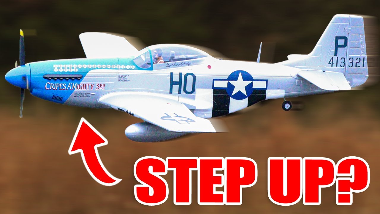 УДИВИТЕЛЬНОЕ ОТКРЫТИЕ? НОВЫЙ E-flite P-51D Mustang 1,2 м