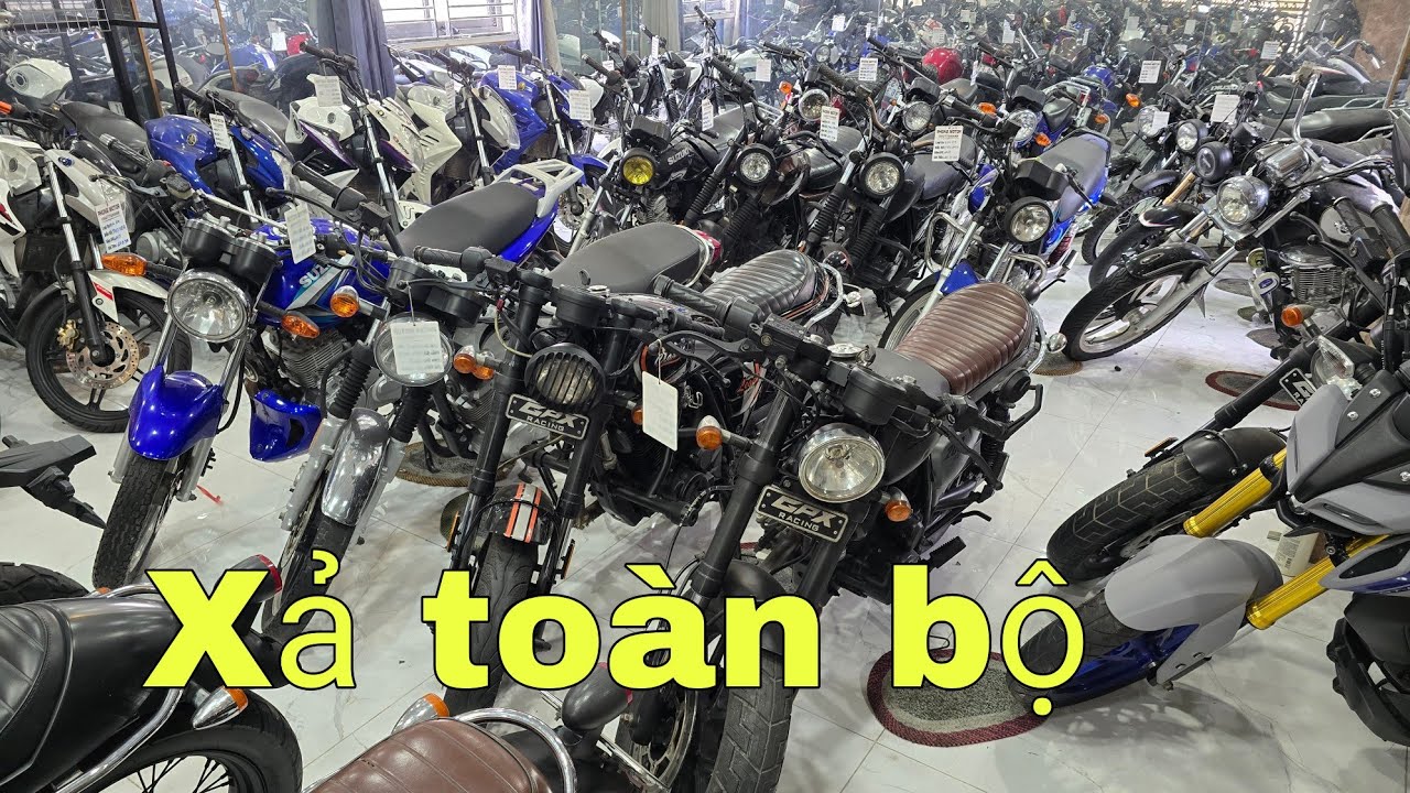 Trùm moto xả gấp lô Xe giá mềm đủ loại moto tha hồ lựa | Mỹ motor 