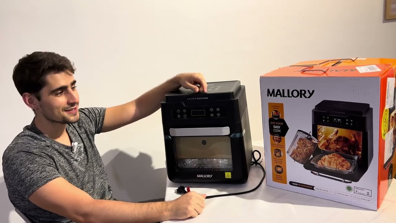 Fritadeira Mallory Air Oven Easycook Air Fryer 12 Litros - &Eacute; boa? (V&Iacute;DEO 01)