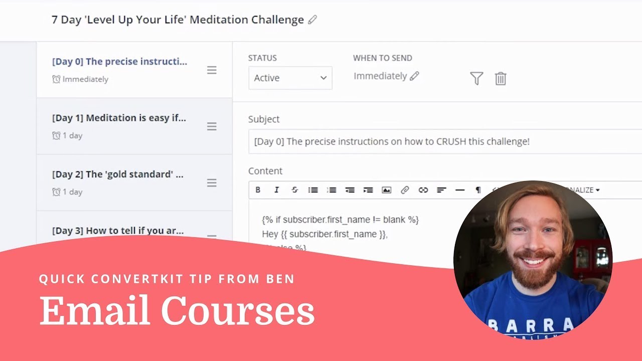 How to increase your open rates with a 7 day email course in ConvertKit