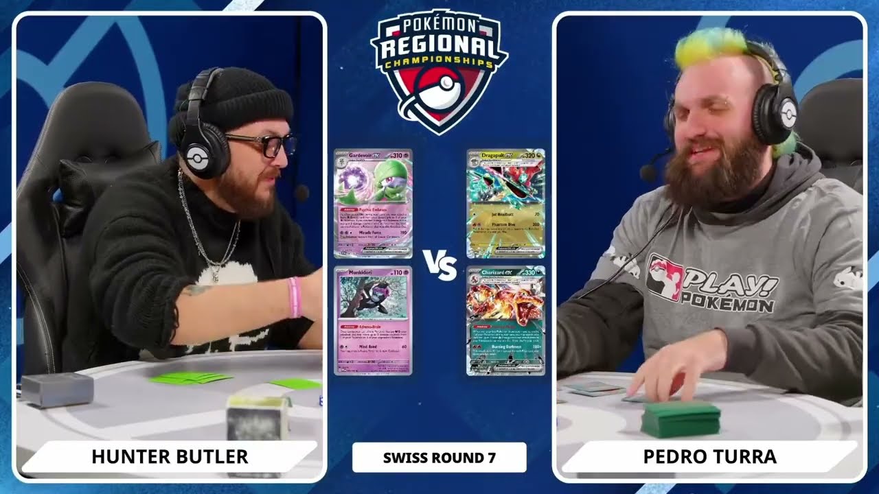 7-й раунд регионального турнира Pokémon TCG в Сиэтле 2026 года. Гардевуар против Драгапульта Чари...