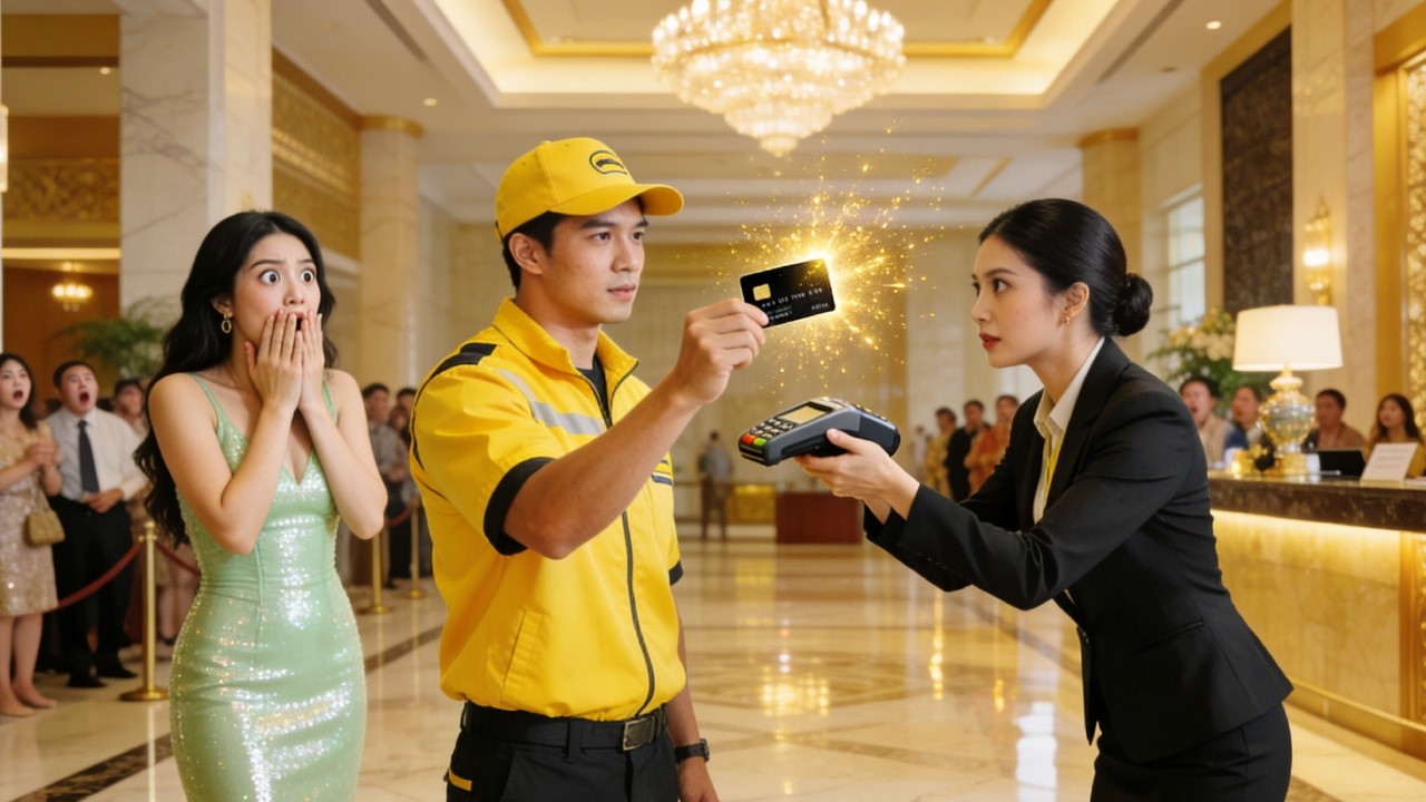A security guard stops a delivery guy—he doesn’t know he’s the richest man’s heir. Shocking!