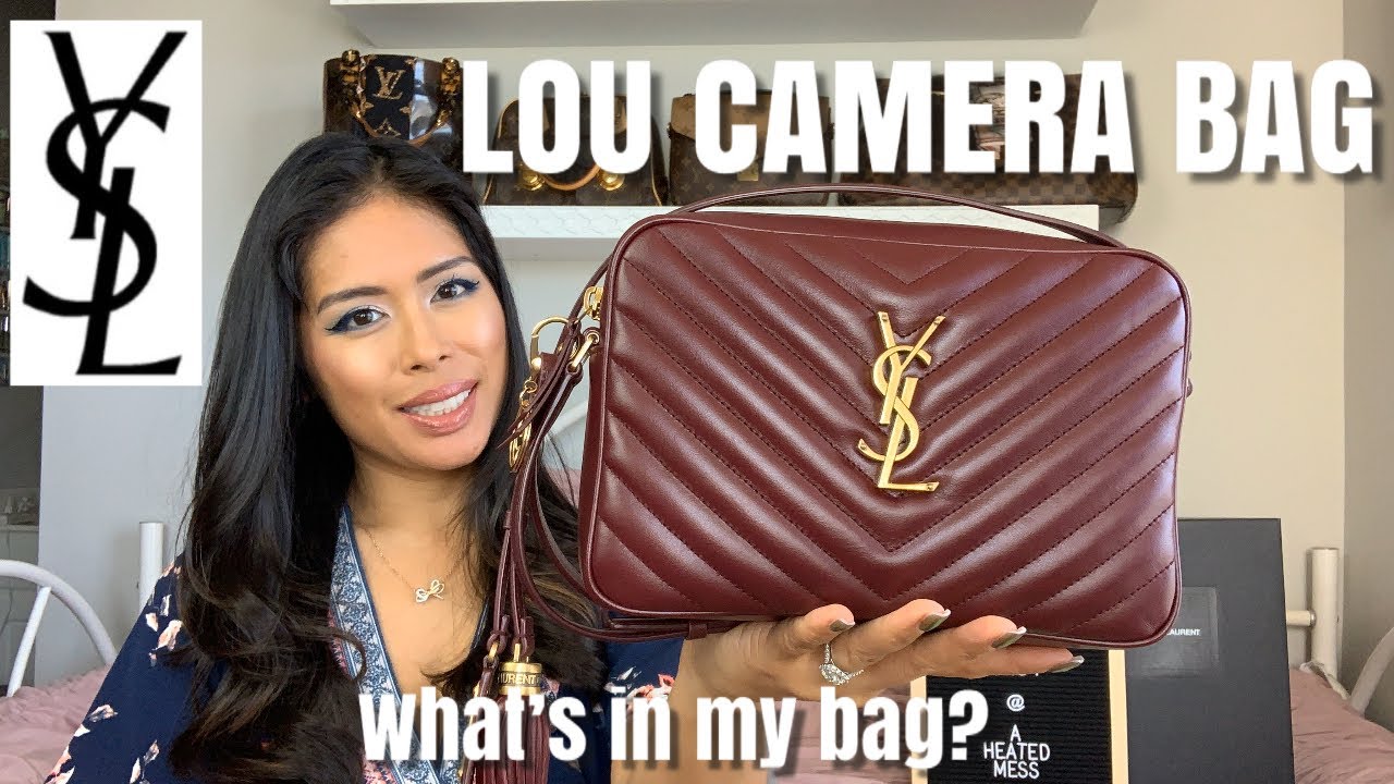 YSL Lou Camera Bag Review - What's In My Bag / A Heated Mess