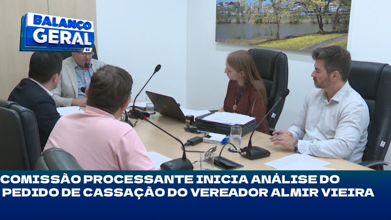 Primeira reunião: comissão processante inicia análise do pedido de cassação do vereador Almir Vieira
