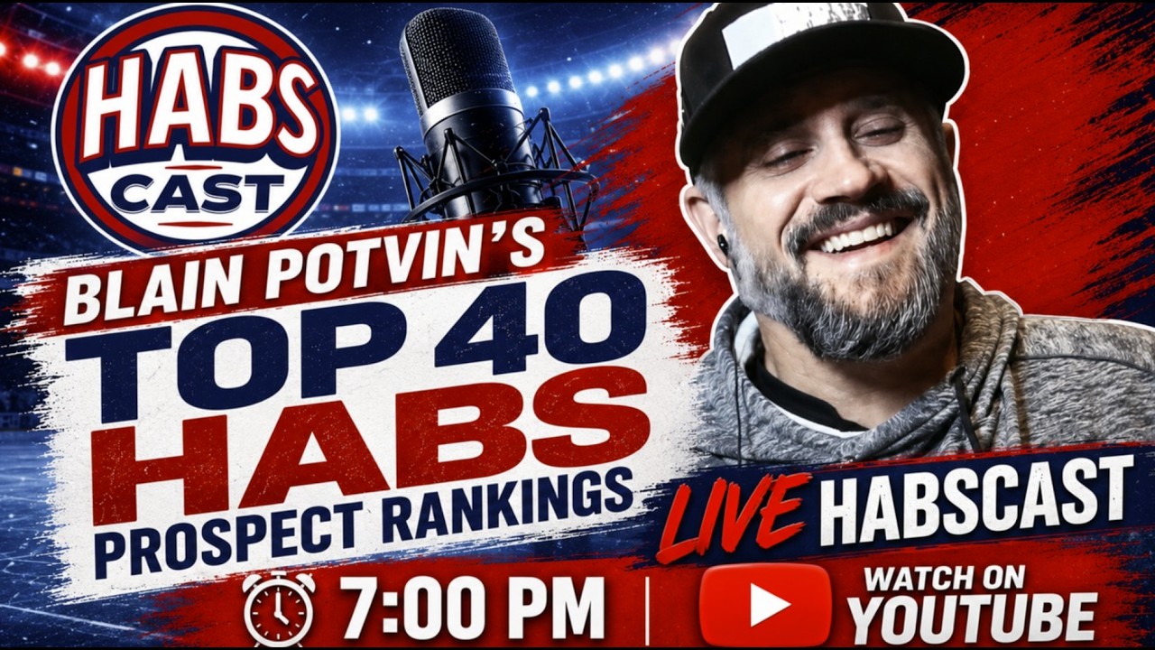 🚨 Blain Potvin Reveals His TOP 40 Canadiens Prospect Rankings LIVE! | HabsCast