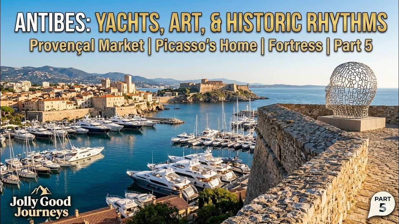 Красота Антиба, Франция | Видеоблог о путешествии по Французской Ривьере, часть 5