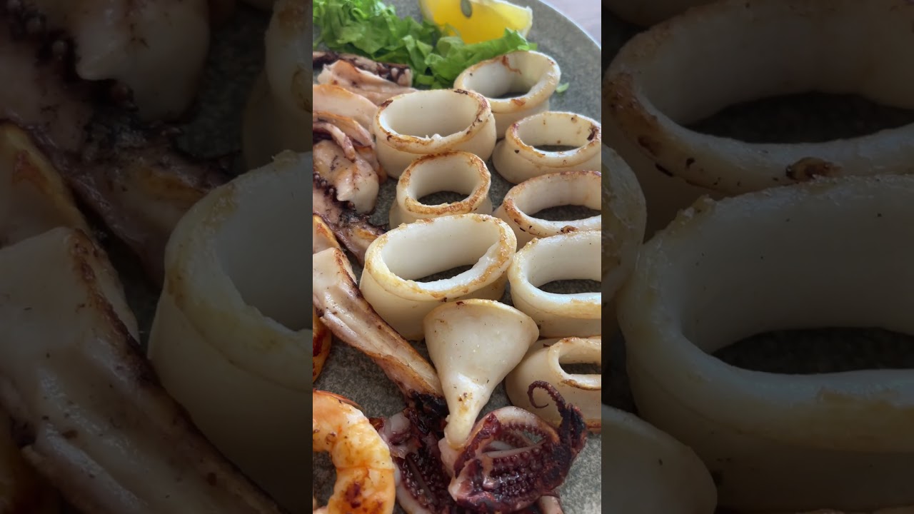 Grilled Seafood platter with Shrimp Calamari and Octopus | Recipe Ideas