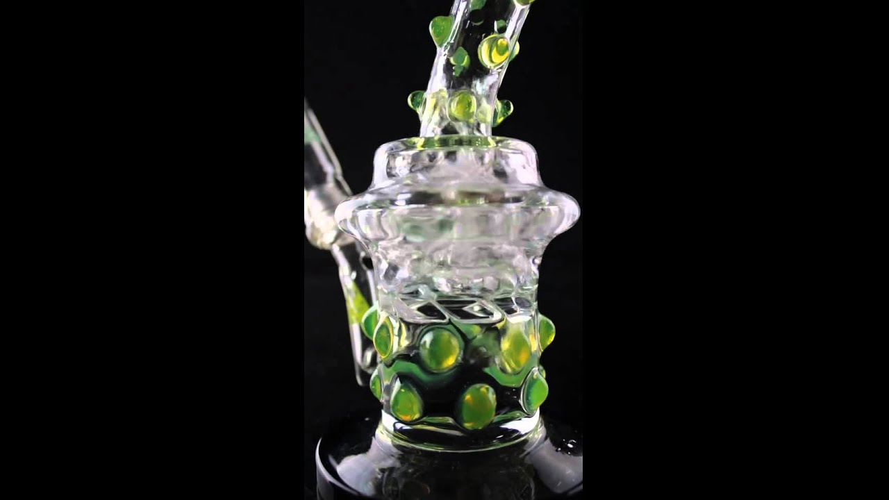 Nexus Glass Black Lip Halo Rig with Dots