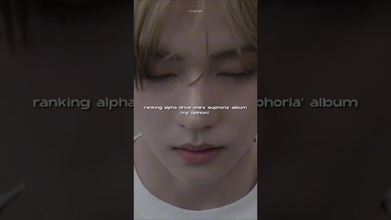 ranking ALPHA DRIVE ONE's 'EUPHORIA' album 