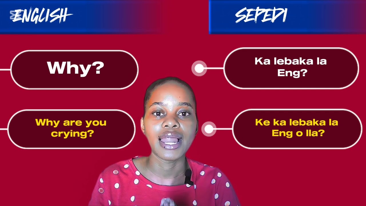 QUESTION WORDS IN SEPEDI LANGUAGE | LANGUAGE LEARNING| SEPEDI LESSONS #languagelearning #sepedi