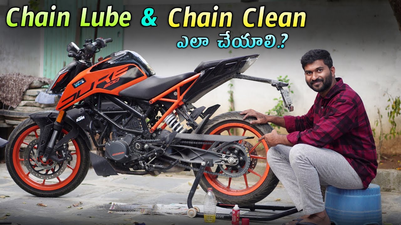 How to Clean & Lube Bike Chain in telugu | TechTravelTelugu