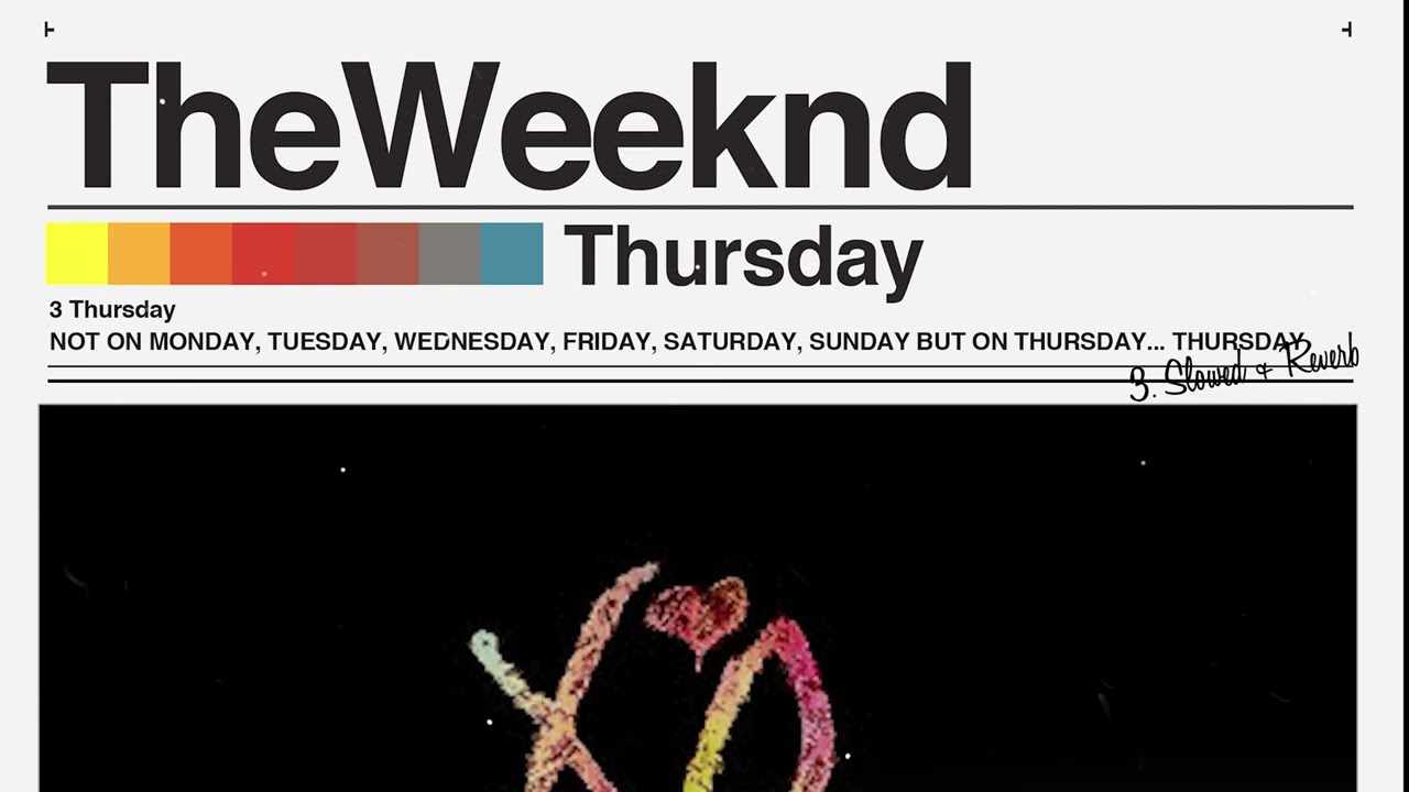 The Weeknd - Thursday (slowed + reverb)