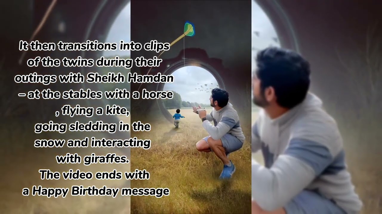 Prince Of Dubai Sheikh Hamdan Fazza Celebrate Birthday Of His Twins  Rashid & Shaikha. #fazzashorts