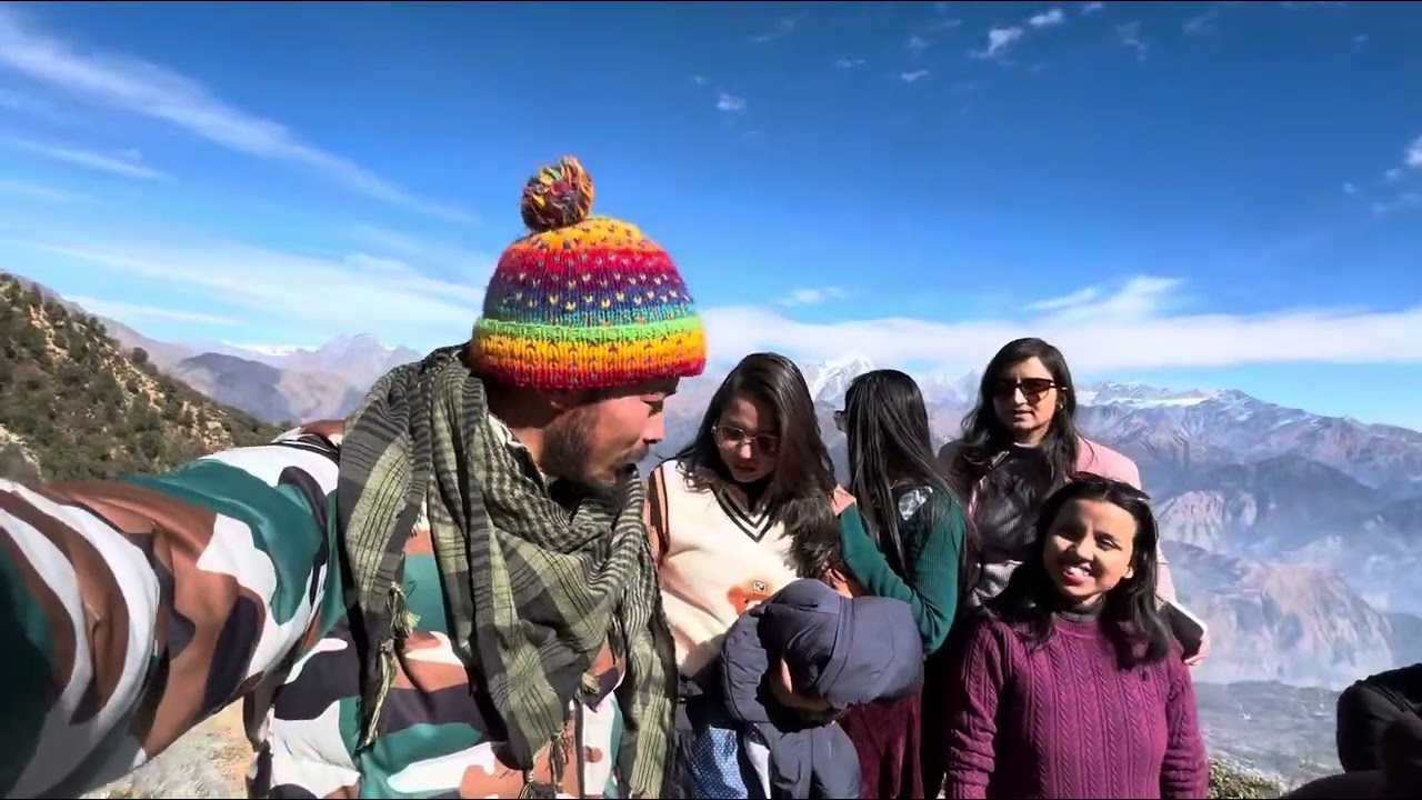 मुंबई से आए लोगों को घुमाया खलिया टॉप 😍 लेकिन सोचा नहीं था ऐसा भी होगा 🥲@kammupahadi 