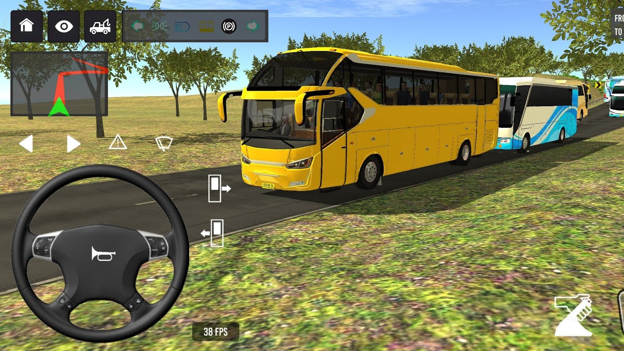 Indonesia Coach bus driving | Euro bus simulator 2026 Android gameplay #game 1 Part 25
