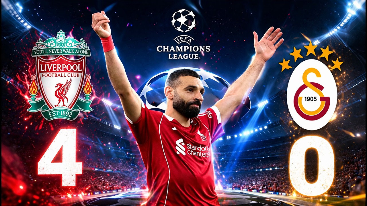 ملخص مباراة ليفربول و جالاتاسراى 4-0 |  مباراة ليفربول و جالاتاسراى اليوم 🔥😱